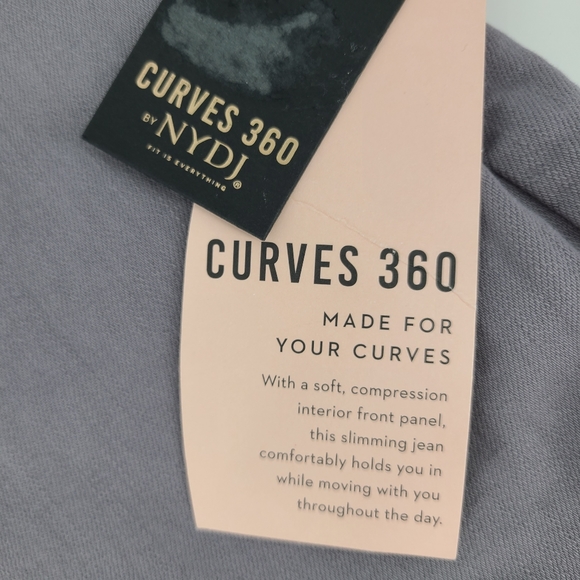 NYDJ Curves 360 Slim Straight Ankle Gray 28 - Picture 7 of 10